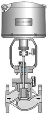 ZDLM型電子式電動套筒調(diào)節(jié)閥結(jié)構(gòu)圖